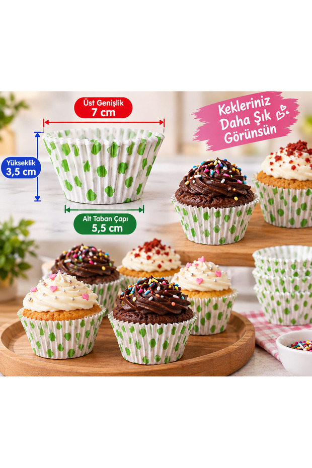 3 Packs Large Size Muffin Cake Paper (300 Pieces) Muffin Cupcake Cake Paper