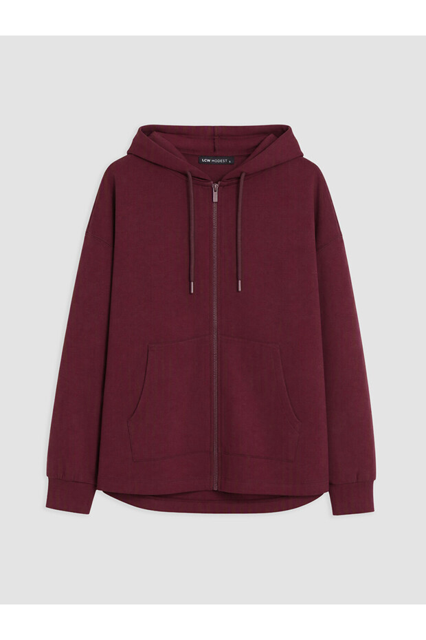 Mürdüm Soft Touch Women's Zippered Sweatshirt