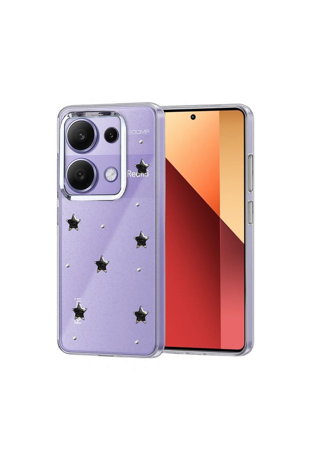 غطاء Xiaomi Redmi Note 13 Pro 4G بنمط الفيونكة - نمط 7