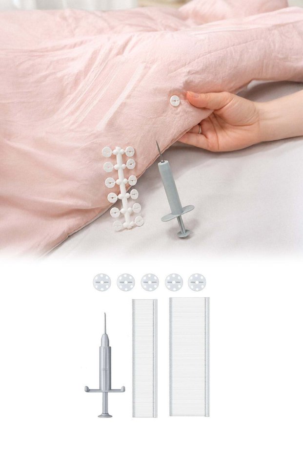 Duvet Cover Quilt Sheet Case Fixation Button Set