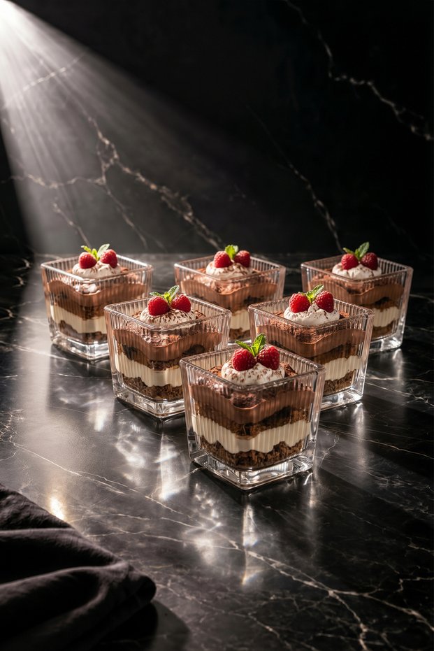 Luanda - Set of 6 Striped Crystal Glass Breakfast Snack Bowls Magnolia Square Bowl 400Cc