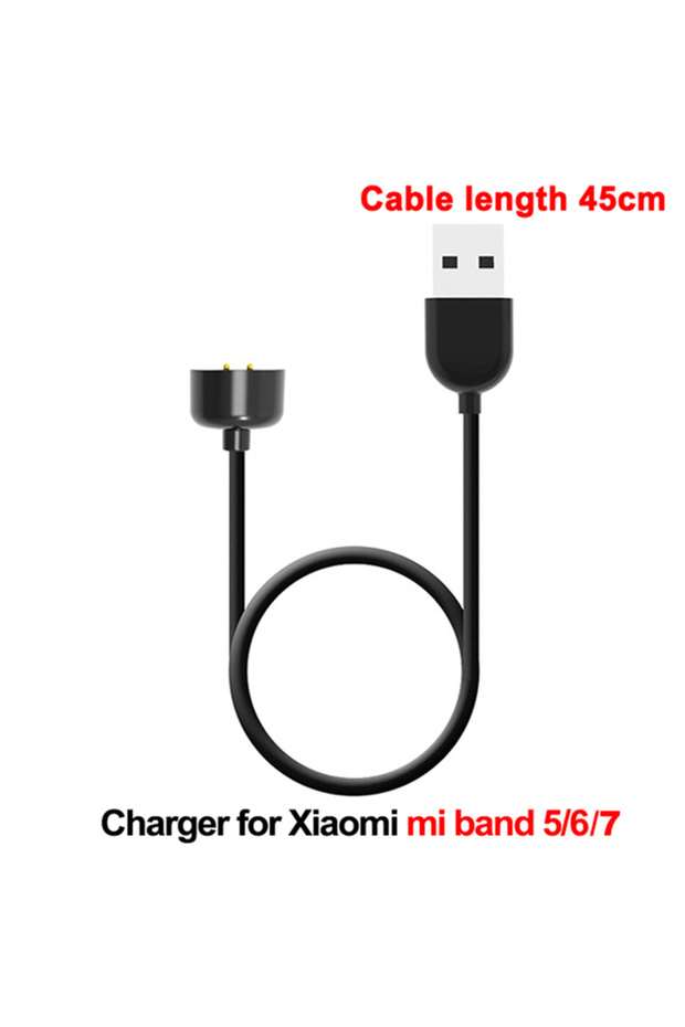 Miband 5 6 7-45cm Magnetic Chargers for Xiaomi Mi Band 7 Pro USB Charging Cable for MiBand 6 5 4 3 2