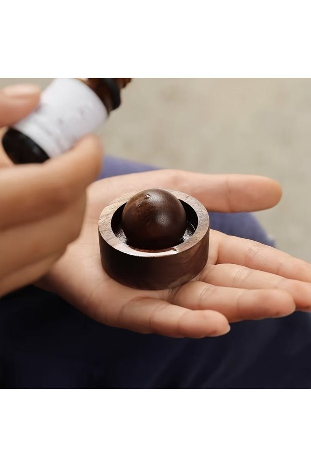 Black walnut Cute Natural Wood Essential Oil Diffuser Car Home Fragrance for Bedroom Living Room Bat