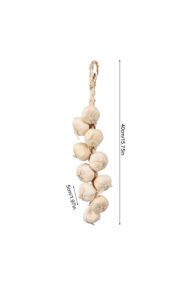 White Garlic Artificial Fruit Vegetables Fake Chili Garlic Pumpkin For Home Kitchen Farm Party Wall