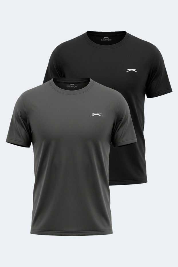 Odalis Set of 2 Men's Black - Dark Gray T-Shirt