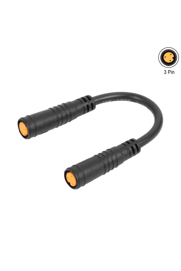 Female Female Electric Bicycle Butt Plug Male to Male/Female to Male Extension Wire Waterproof for E