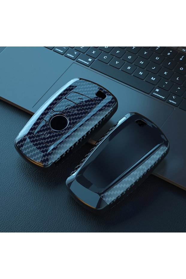 A carbon shell Car Key Case Cover Shell Fob for BMW F30 F31 F32 F34 F20 F21 F07 F10 1 3 5 7 Series X