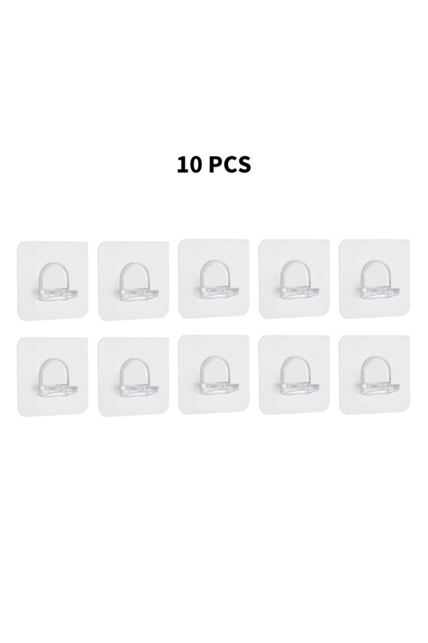 G450 10PCs 10pcs Shelf Support Glue Free Punching Nail Strong Triangle Bracket Clip Wall Mounted Wal