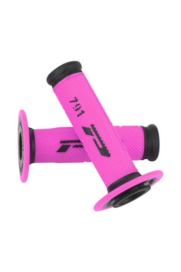 pink-bk 7/8 "22 24mm Motorcycle Grips Handle Bar For KTM YAMAHA Universal Pit Bike Motocross Motorbi