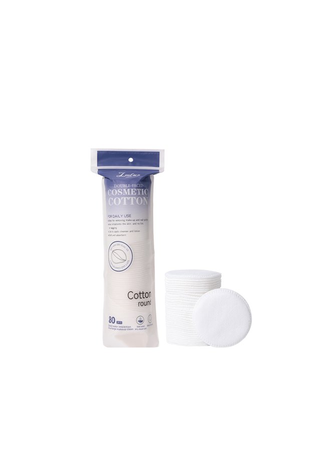 SY446-80pcsx1bag Large Batch of 900 Pieces of Three-Layer Thick Portable Makeup Cotton, Facial Clean