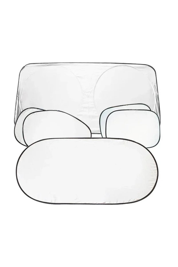 6PCS 6 Pieces/Set Car Sunshade Windshield Covers Anti Snow Ice Window UV Protection Shield Reflectiv