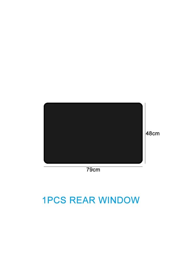 1Pcs Rear Window Magnetic Car Sunshade - UV Protection & Heat Blocking, Double-Sided Auto Window Sha