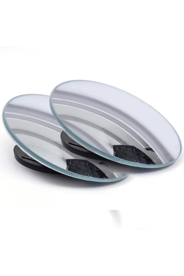 a pair Adjustable Small Round Car Reverse Auxiliary Rearview Convex Mirror Car Blind Spot Rear View