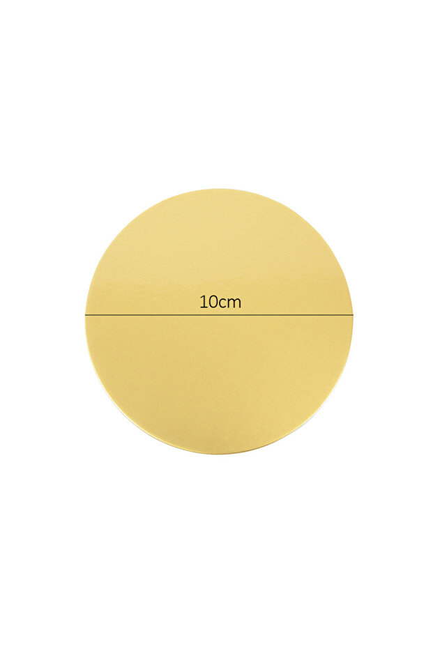 Gold-10cm-5pcs 10/16/22/26cm Golden Silvery Round Cake Boards Circle Cardboard Base Cupcake Dessert