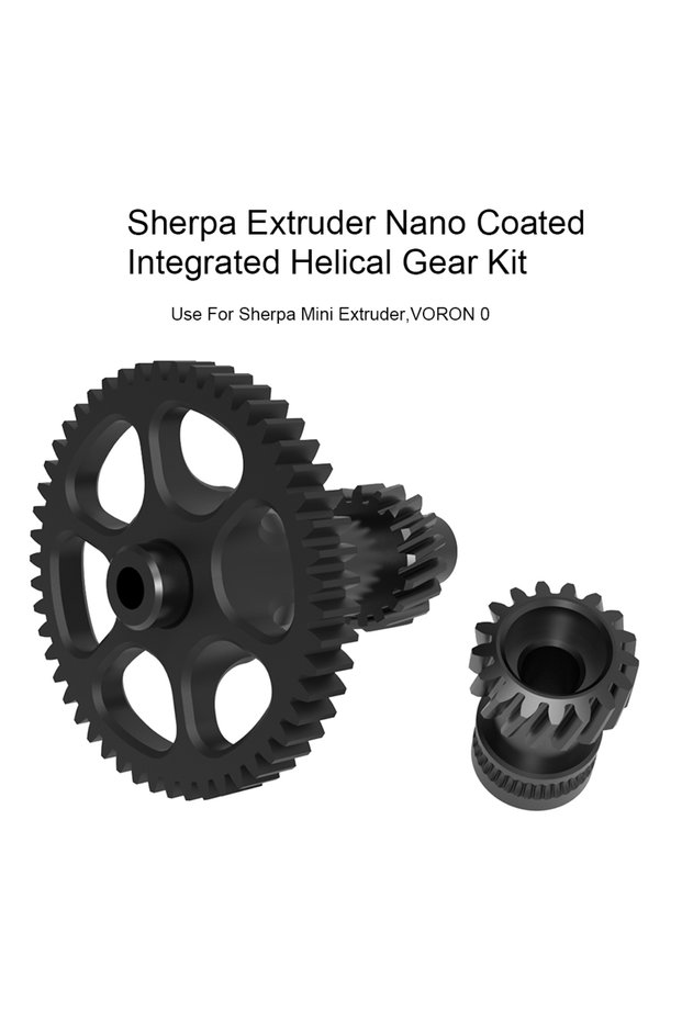 FYSETC Sherpa CNC Pom Helical Gear Nano Coating one-piece Gear Kit High Precision Extruder Gears for