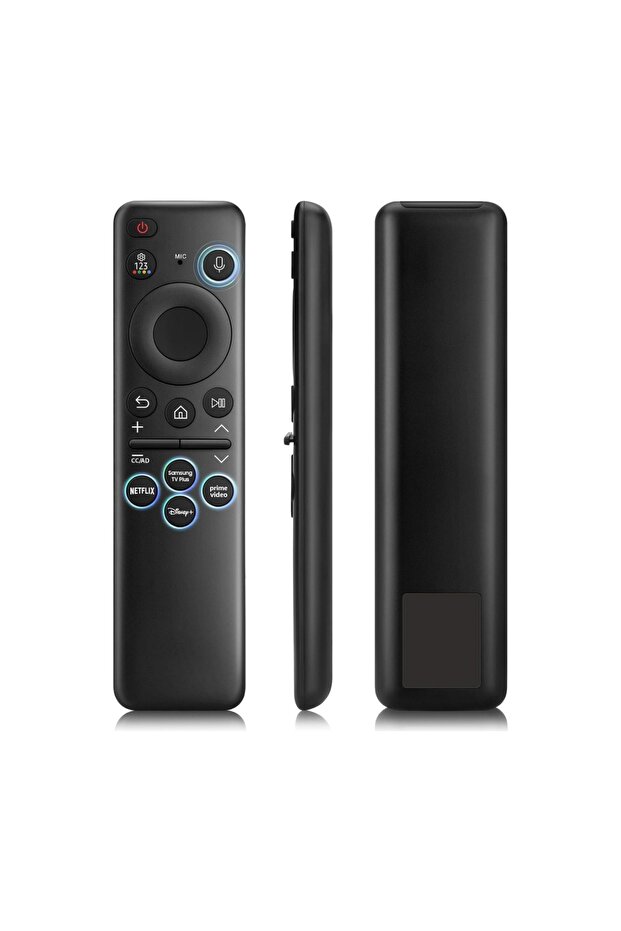 black New Voice BN59-01432A Voice Remote for Samsung OLED Neo QLED Crystal UHD Frame CU8000 DU8000