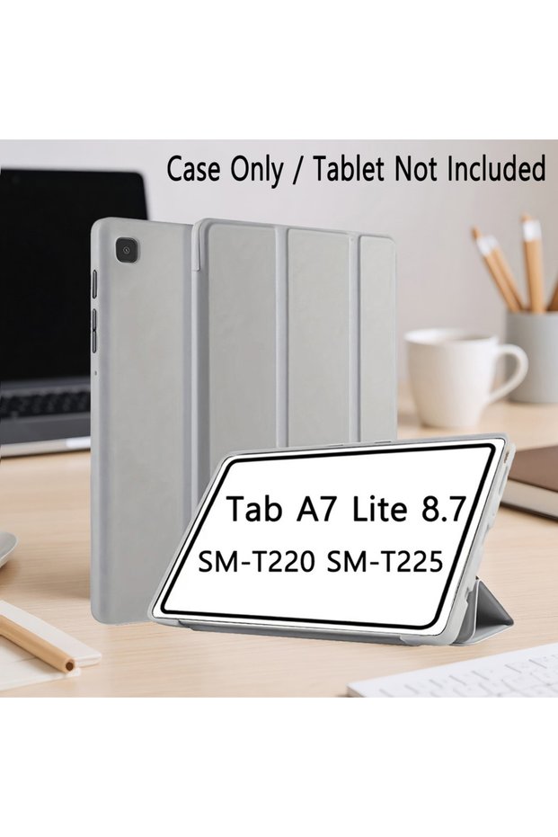 Tab A7 Lite 8.7 Gray Case for Samsung Galaxy Tab A7 Lite 8.7 Inch 2021 (SM-T220/T225/T227), Ultra Th