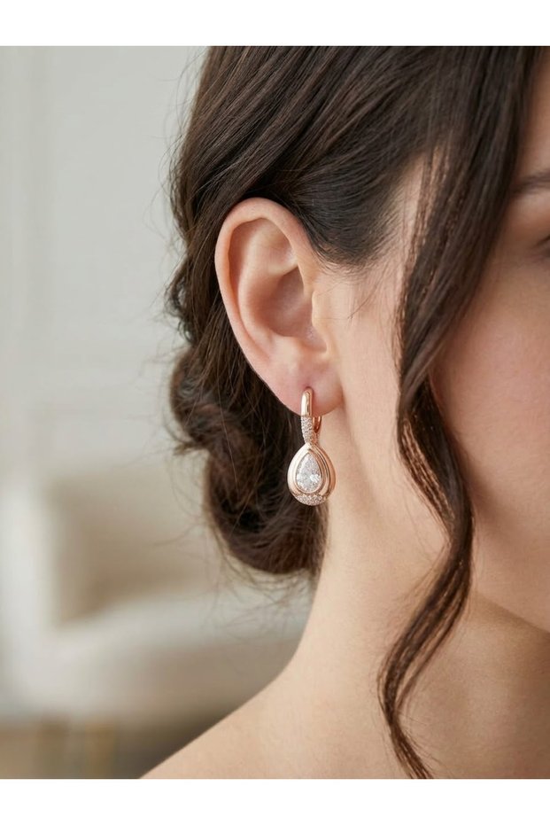 Women's Stylish Earrings with Stones and Dangles, Non-Tarnishing, Rust-Proof, Gift Boxed Women's Earrings