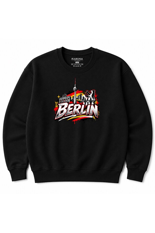 Berlin Pulse Landmarks & Street Energy Graphic Sweatshirt