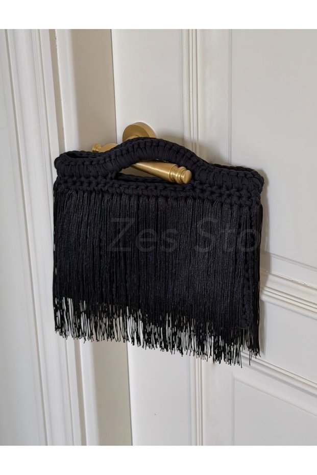 Tassel Detailed Clutch Bag & Tassel Handbag & Stylish Pinteres Bag