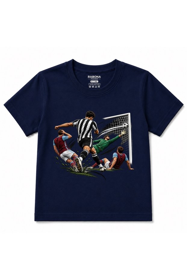 Goal Breaker Final Strike Football Graphic Kids T-Shirt