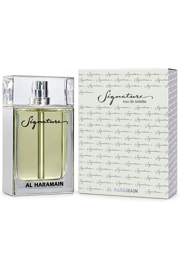 Signature Silver for Men Eau de Parfum 100ml, Long Lasting Arabic Fragrance, Oriental Floral Scent with Incense, Citrus, Tobacco & Sandalwood