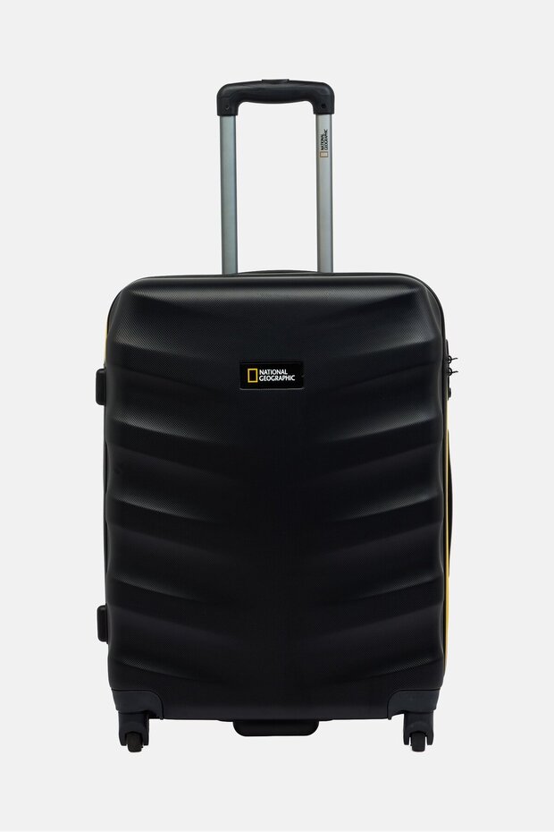 24 Inch Hardshell Check In Spinner Luggage, Black