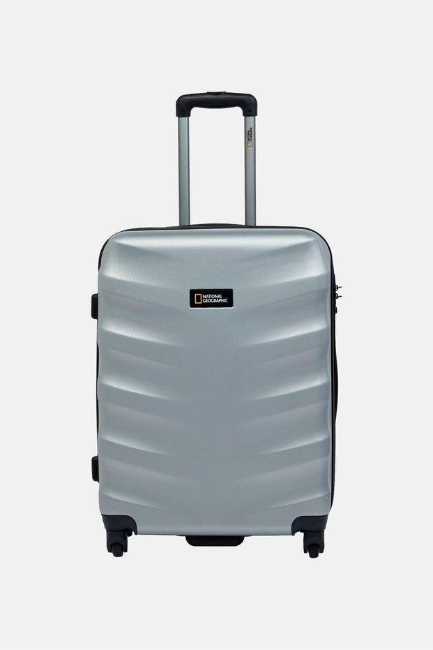 20 Inch Hardshell Cabin Spinner Luggage, Silver