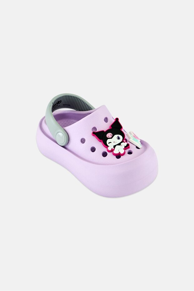 Toddlers Girl Kuromi Slingback Clogs, Lavender