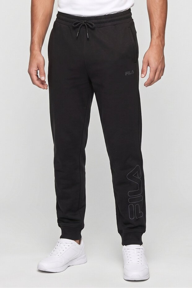 Men Sportswear Fit Outdoor Sweatpants, Black