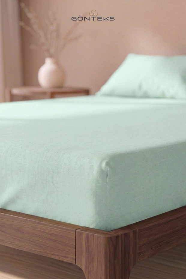 Cotton Elastic Fitted Sheet - Single/Double Size