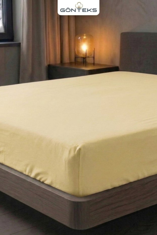 Cotton Elastic Fitted Sheet - Single/Double Size