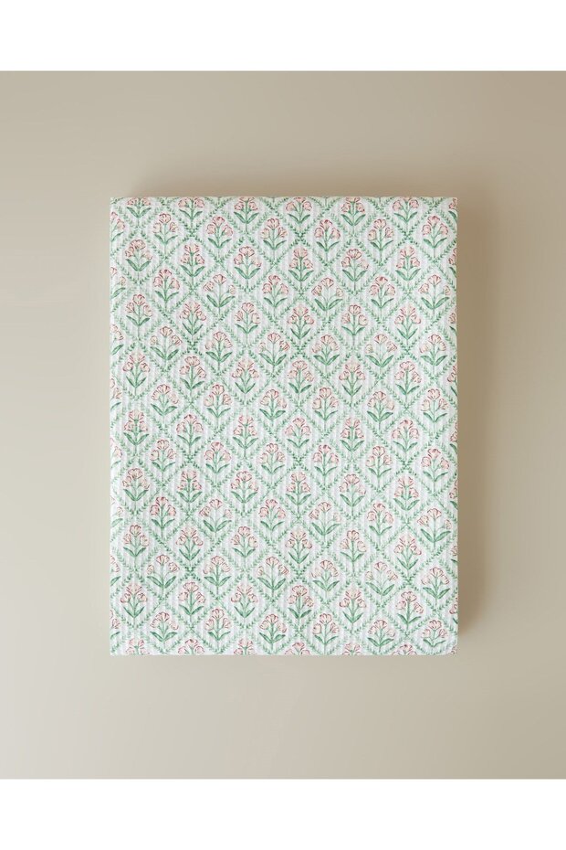 Bloom Crest Double Pique 200X220 cm Green
