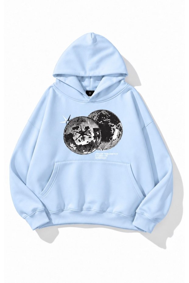 Unisex 3-Thread Oversize Hoodie Quality Fabric Premium Hooded Thick Sweatshirt