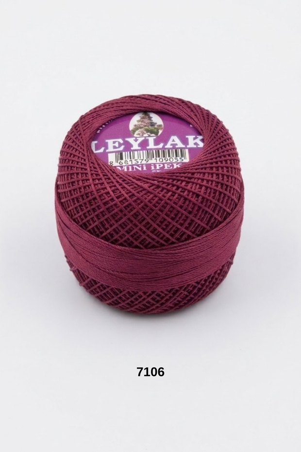 1 Piece of Lilac Etamin Cross-Stitch Thread 6 Ply No:12 - Color:7106