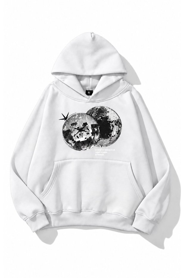 Unisex 3-Thread Oversize Hoodie Quality Fabric Premium Hooded Thick Sweatshirt
