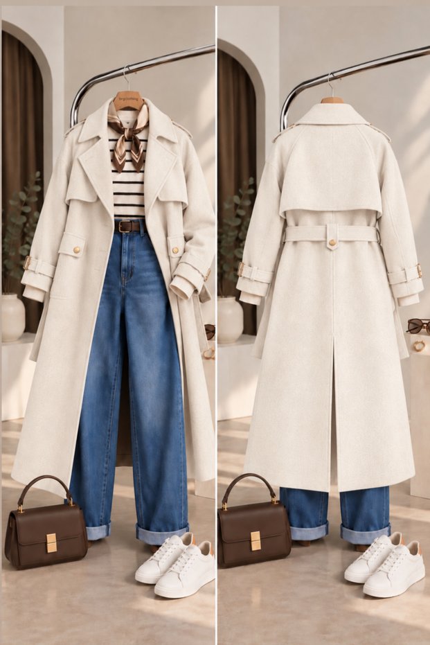 Z.R Imported Cashmere Long Coat