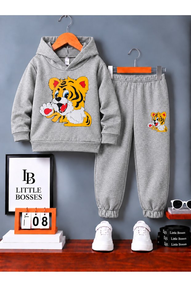 Winter Children's Tracksuit Unisex (Smiling Lion)