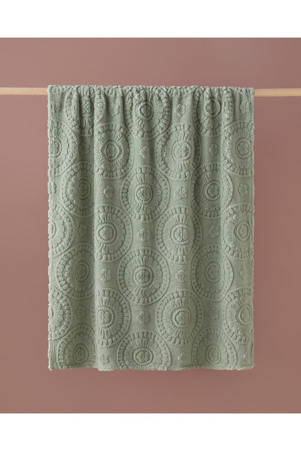 Arven Jacquard Wellsoft Tv Blanket 120X160 cm Green
