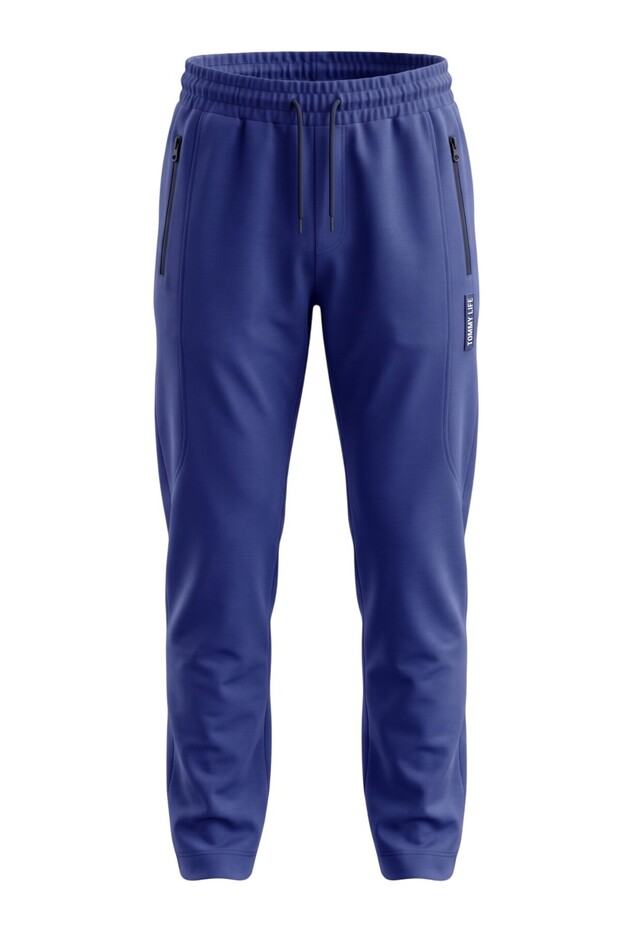 Children's Blue Boys Waiter Sweatpants Straight Leg Sweatpants