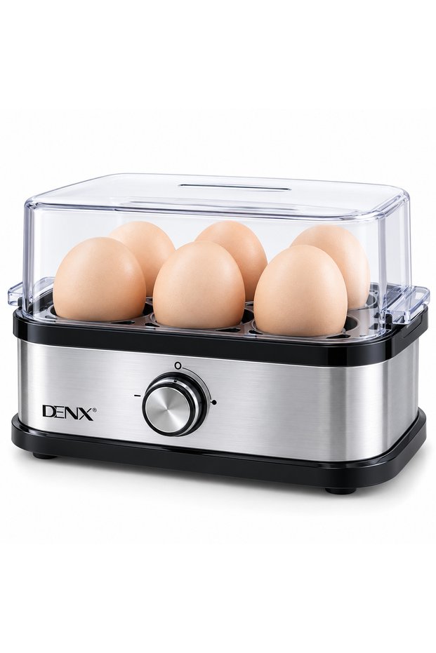 DENX DX3443 Square Electric Egg Cooker, 1-6 Egg Capacity, 200W