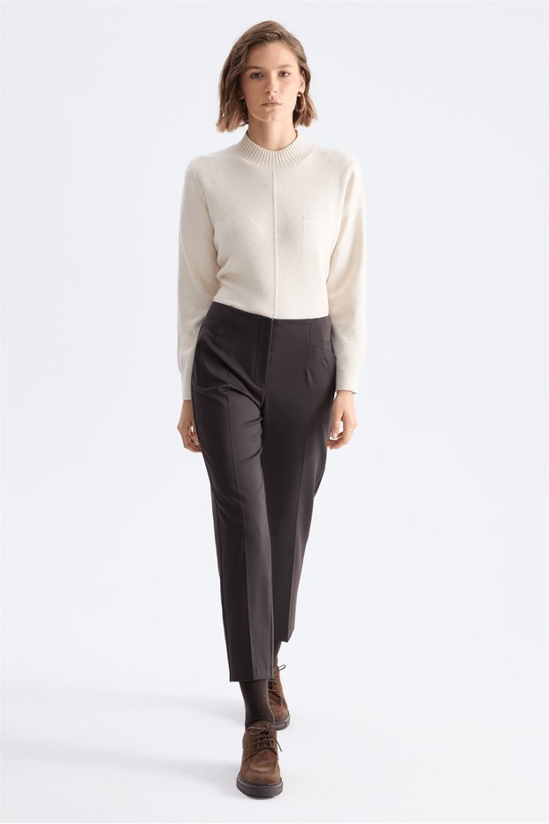 Buy Thick Elasticated Skinny Leg Trousers