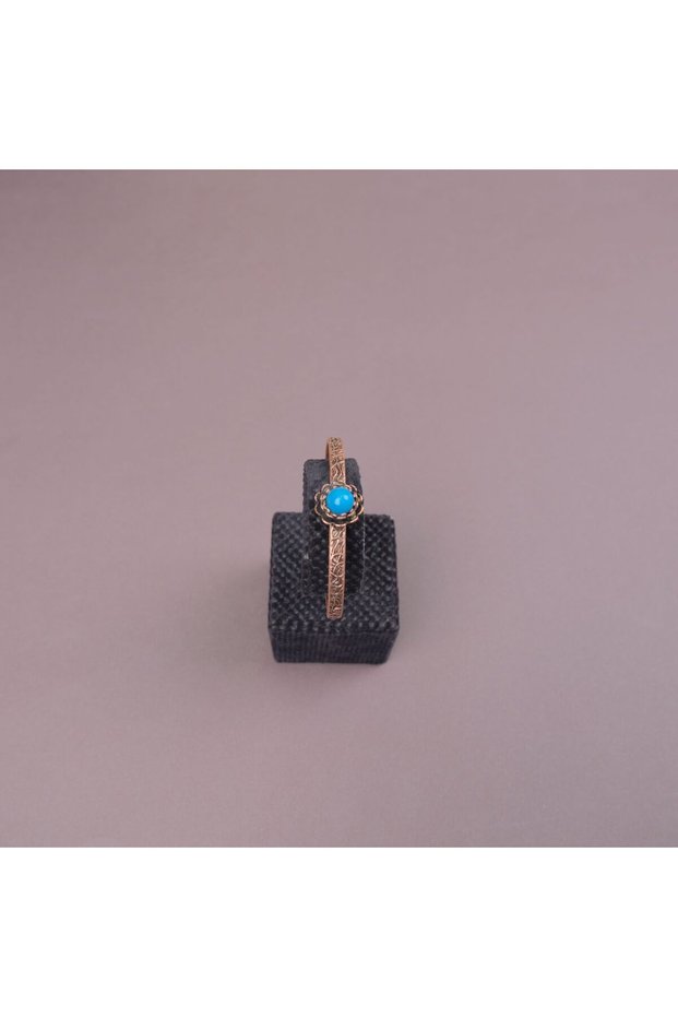 Turquoise Stone Copper Bracelet