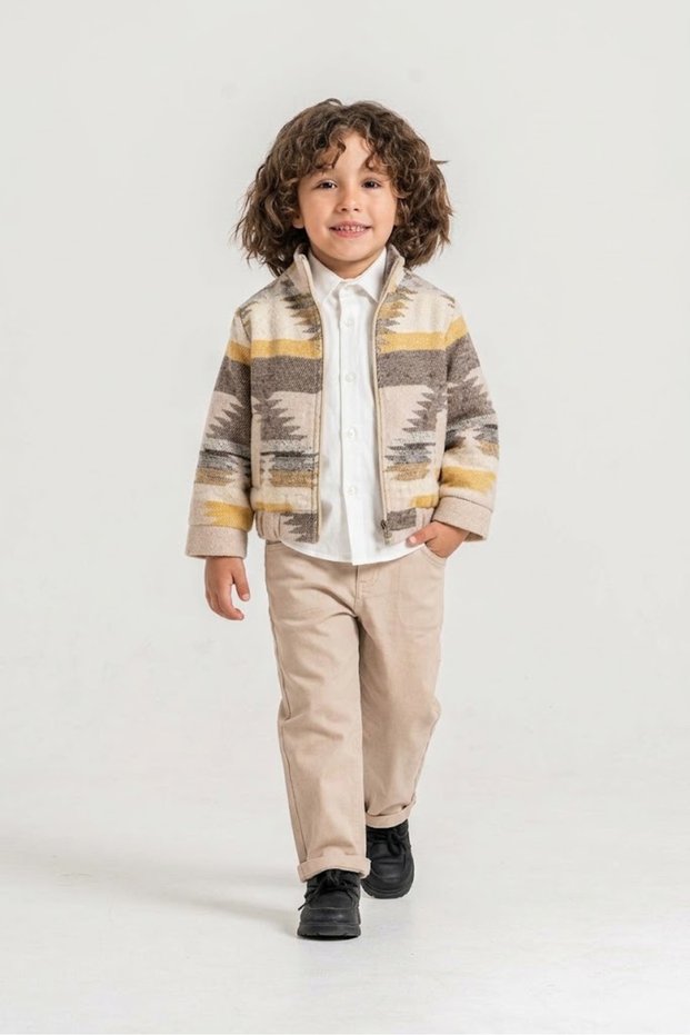 Boy's 3-Piece Set: Coat, Shirt, and Pants