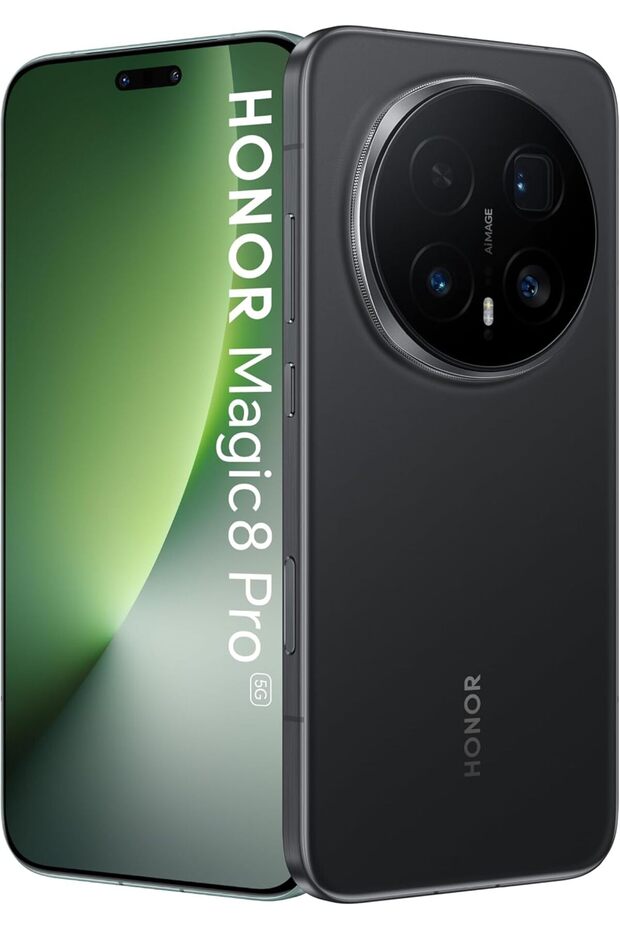 Magic8 Pro Dual-SIM 512GB ROM + 12GB RAM (GSM Only | No CDMA) Factory Unlocked 5G Smartphone (Black) - International Version