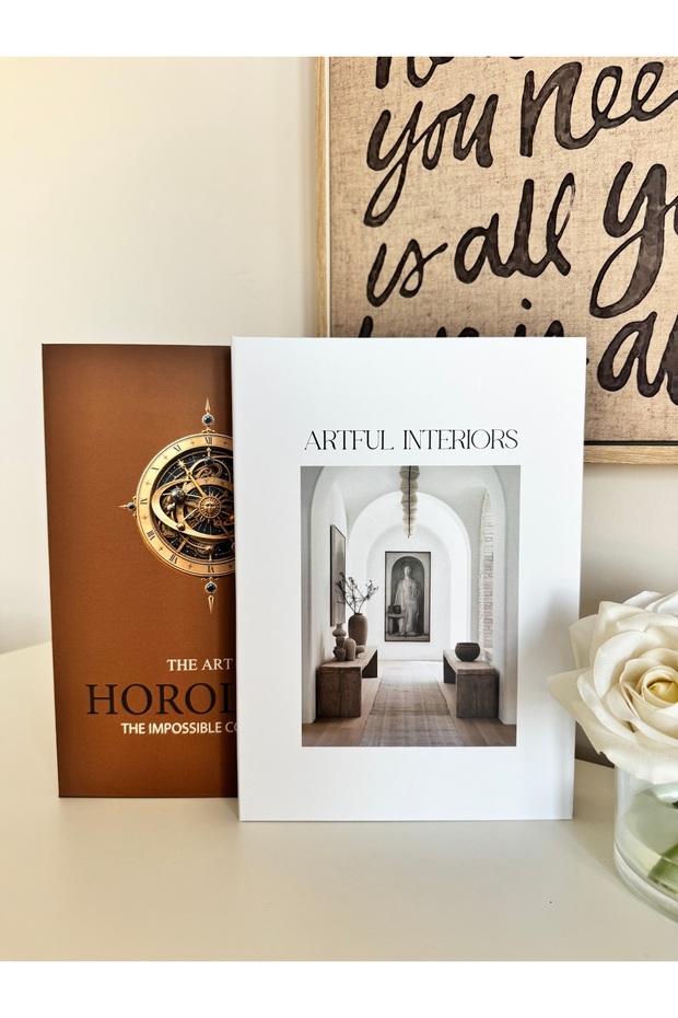 Decorative Book Box Set – Horology & Artful Interiors – Set of 2