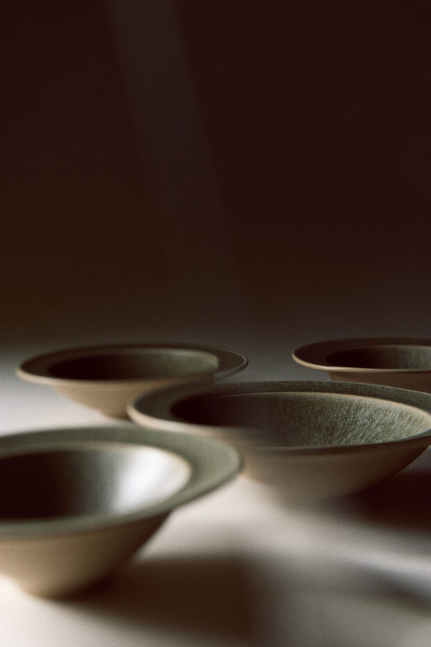 2'li Çukur Stoneware Tabak