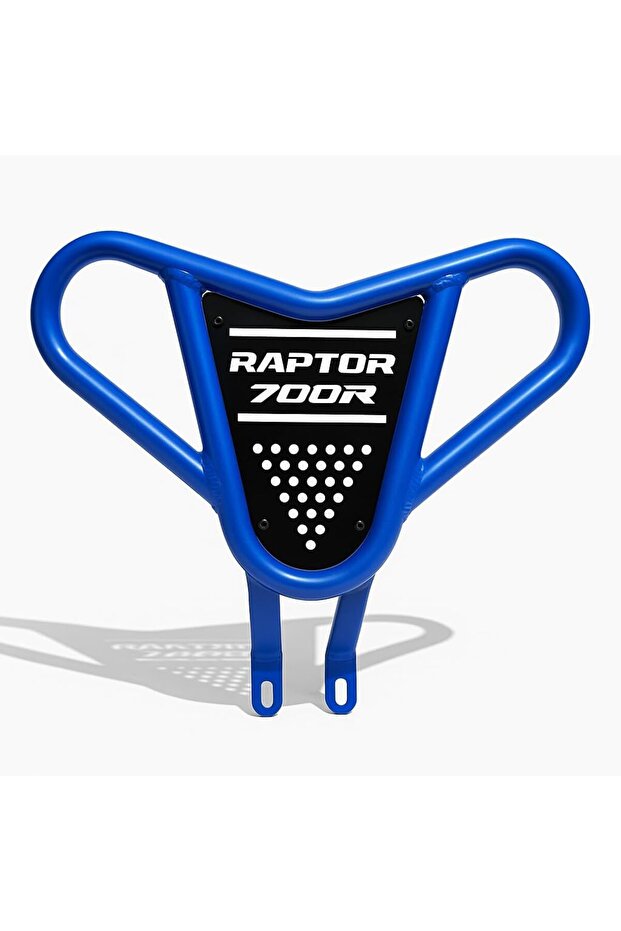 ATV Front Bumper Guard – Compatible with Raptor 700 / 700R (2006–2022) | Heavy-Duty Aluminum, Rust-Resistant, Aggressive Racing Design, Easy Bolt-On Installation (Blue)