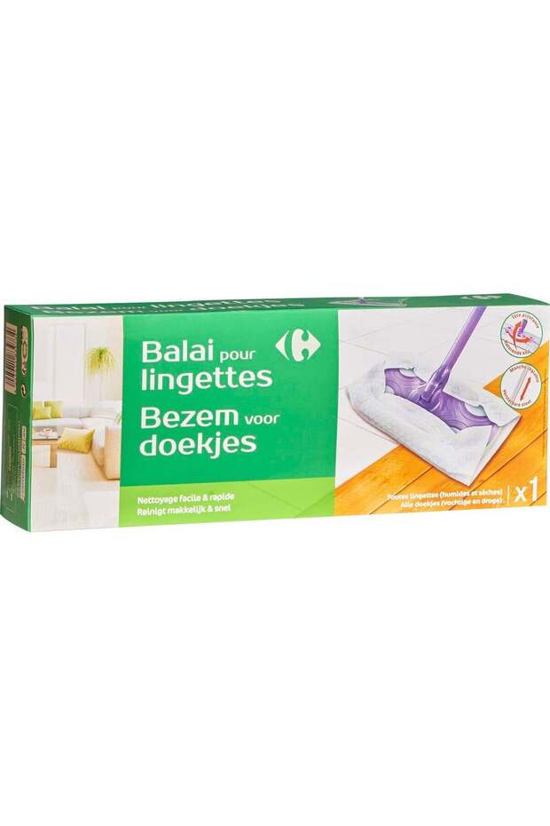 Lavete mop uscate Carrefour, 1 buc