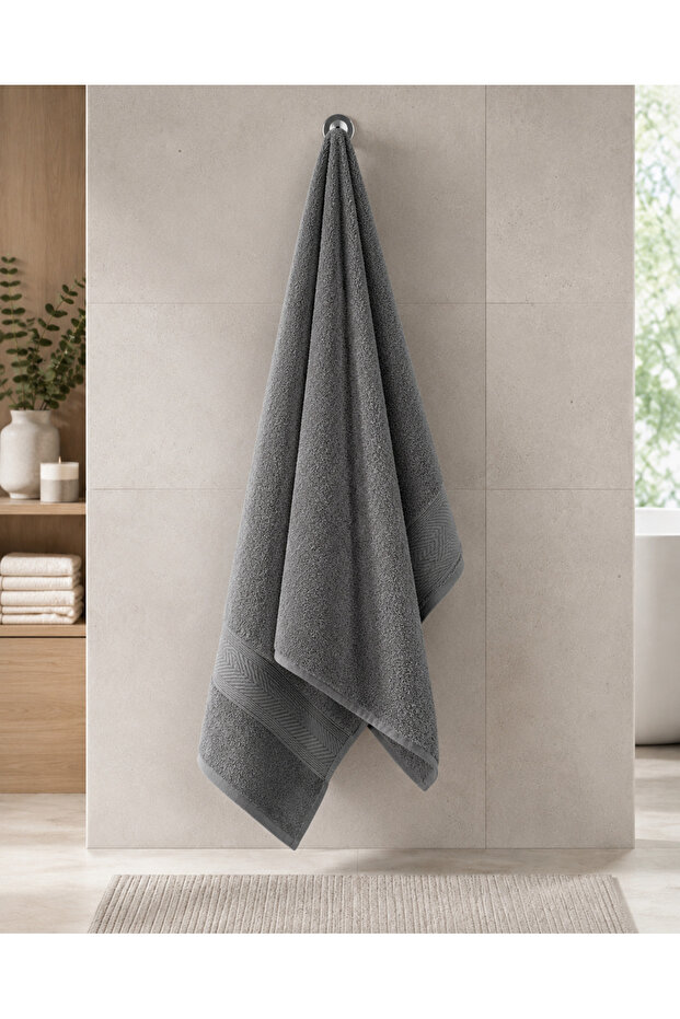 90X150 Lotus Towel Anthracite